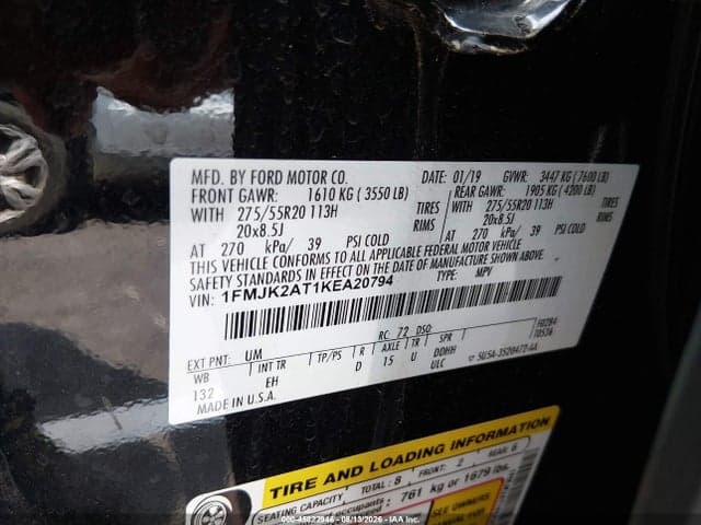 2019 FORD EXPEDITION MAX LIMITED 9