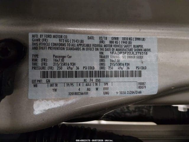 2018 FORD FOCUS SE 9