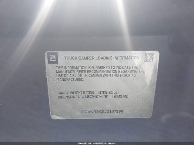 2018 CHEVROLET SILVERADO 1500 1LT 9
