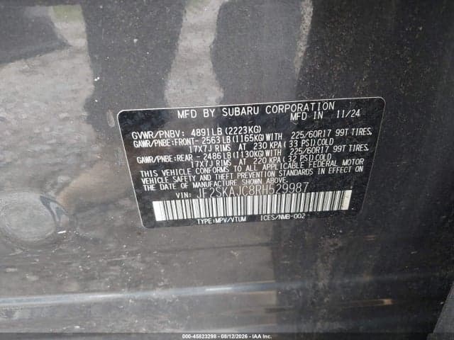 2024 SUBARU FORESTER WILDERNESS 9