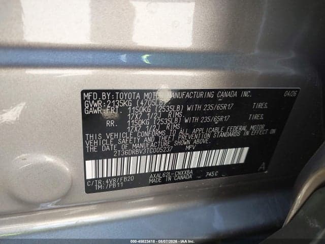 2026 TOYOTA RAV4 LE 9