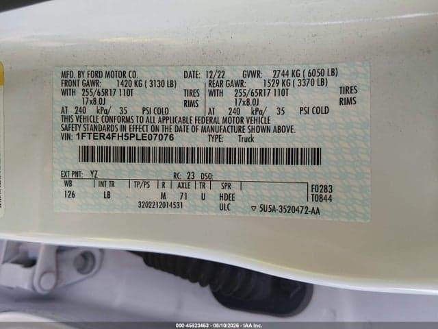 2023 FORD RANGER XLT 9
