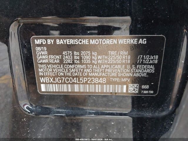 2020 BMW X1 SDRIVE28I 9