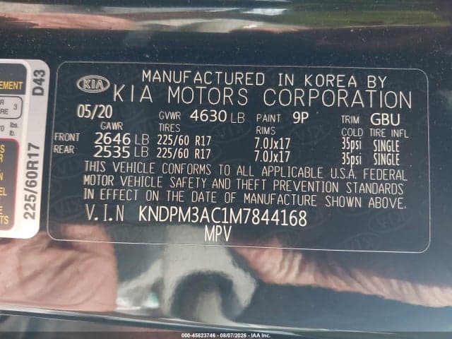 2021 KIA SPORTAGE LX 9
