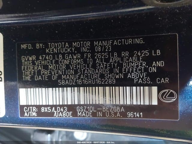 2024 LEXUS ES 350 9