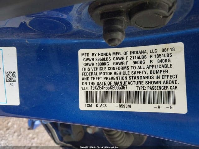 2019 HONDA INSIGHT EX 9