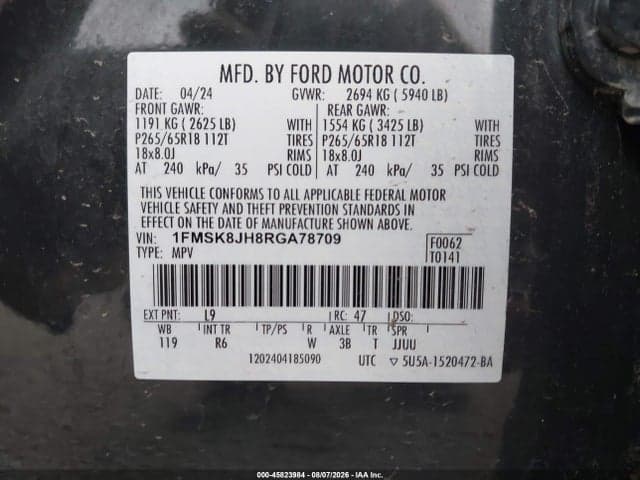 2024 FORD EXPLORER TIMBERLINE 9