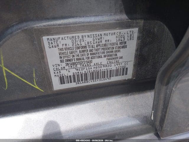 2025 NISSAN SENTRA SV 9