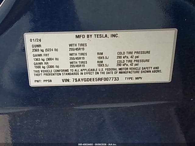 2024 TESLA MODEL Y LONG RANGE DUAL MOTOR ALL-WHEEL DRIVE 9