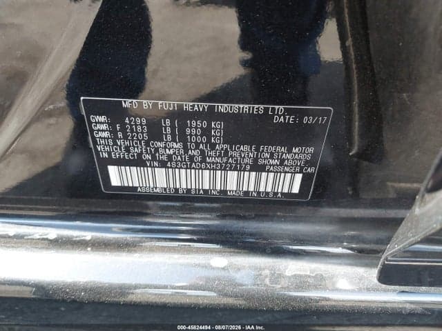 2017 SUBARU IMPREZA 2.0I PREMIUM 9