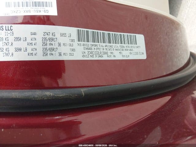 2020 CHRYSLER PACIFICA TOURING L PLUS 9