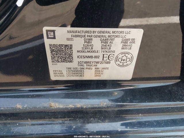 2021 GMC SIERRA 2500HD DENALI 8