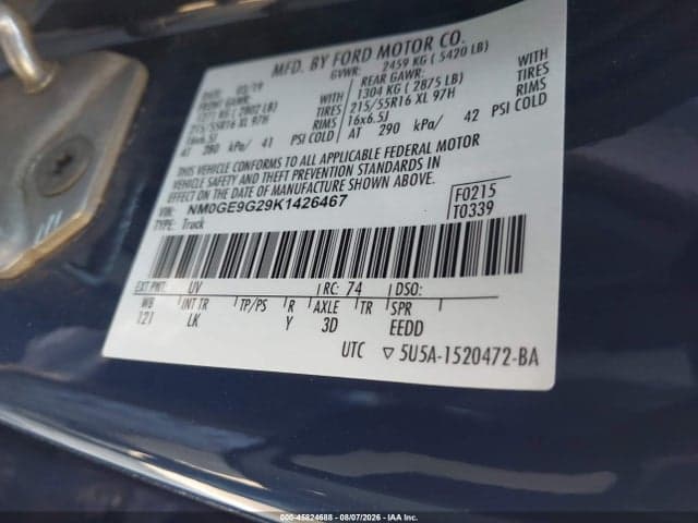 2019 FORD TRANSIT CONNECT TITANIUM 9