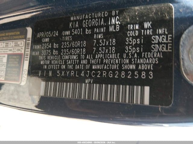 2024 KIA SORENTO S 9