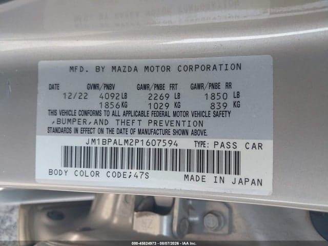 2023 MAZDA MAZDA3 2.5 S PREFERRED 9