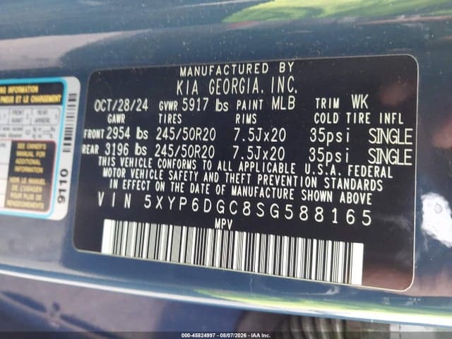 2025 KIA TELLURIDE S 9