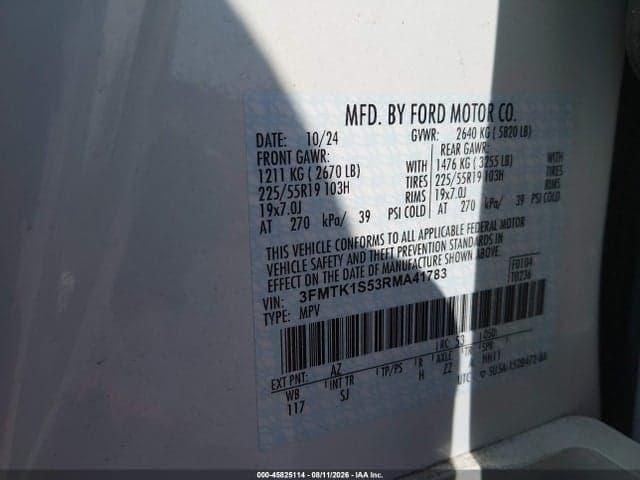 2024 FORD MUSTANG MACH-E SELECT 9