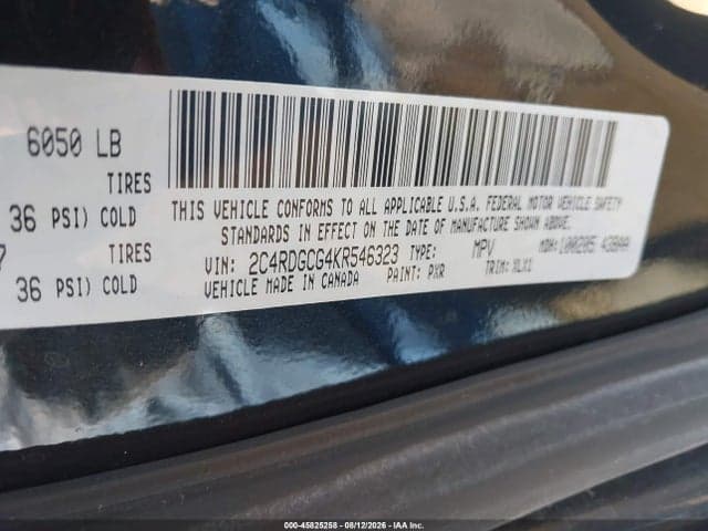 2019 DODGE GRAND CARAVAN SXT 9