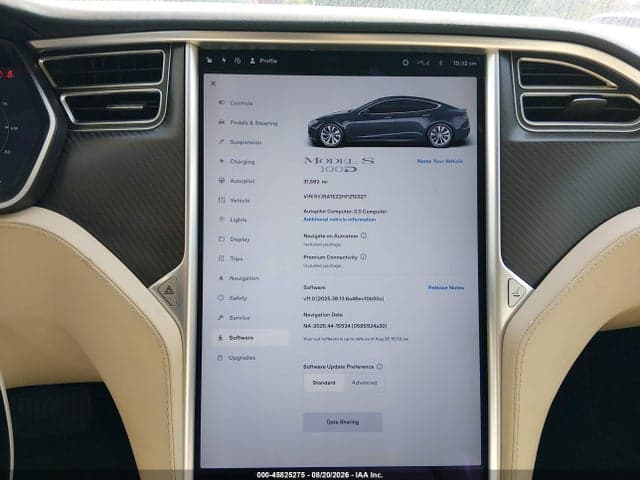 2017 TESLA MODEL S 100D/60D/75D/90D/P100D 7