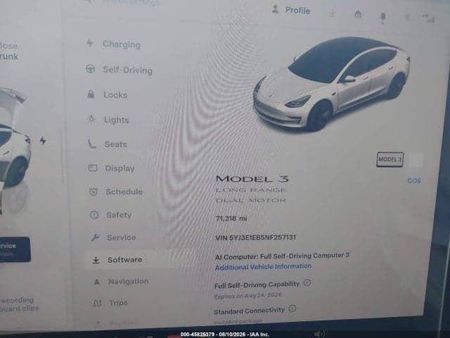 2022 TESLA MODEL 3 LONG RANGE DUAL MOTOR ALL-WHEEL DRIVE 7