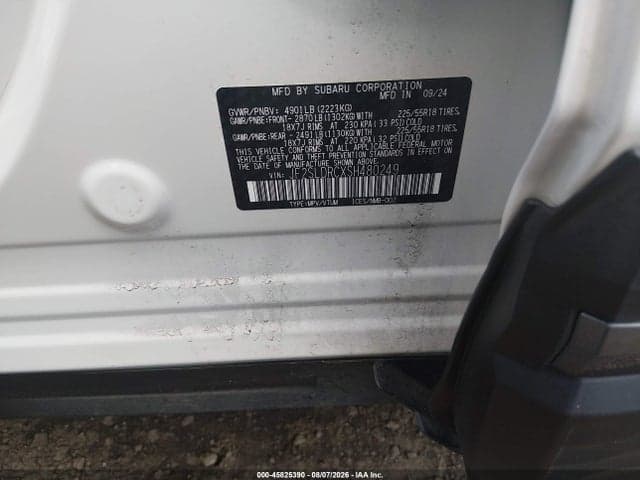 2025 SUBARU FORESTER LIMITED 9