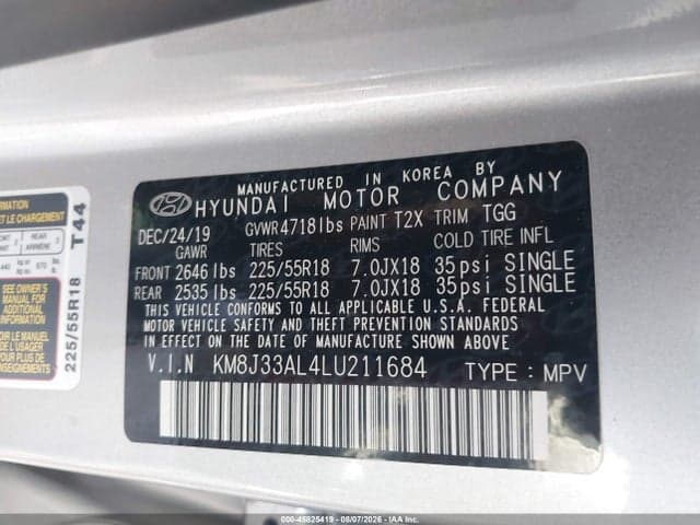 2020 HYUNDAI TUCSON SEL 9