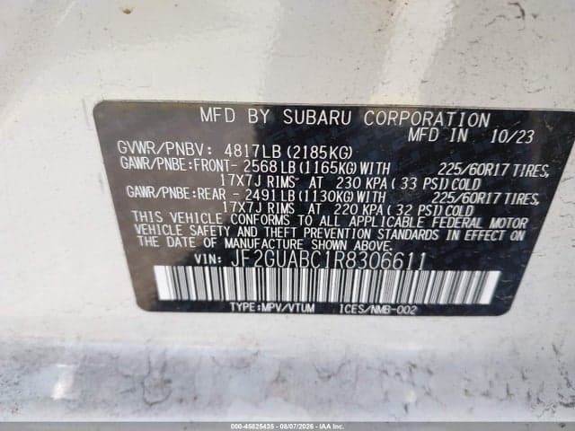 2024 SUBARU CROSSTREK 9