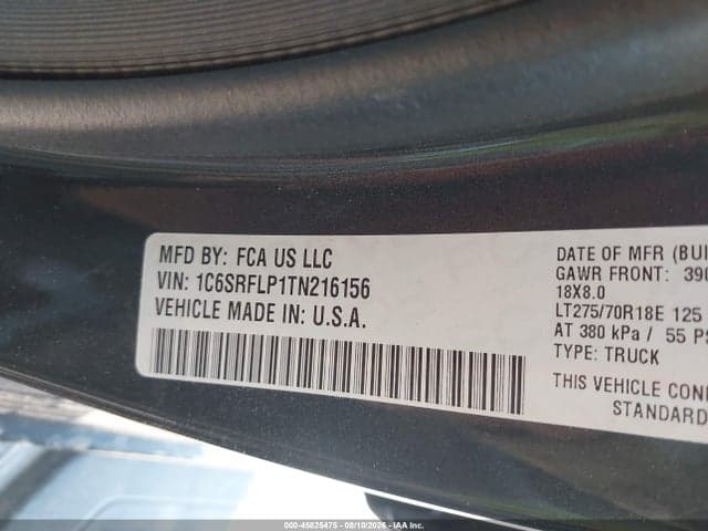 2026 RAM 1500 REBEL 4X4 5'7 BOX 9