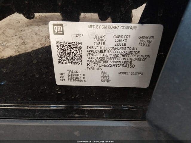 2024 CHEVROLET TRAX FWD SP 9