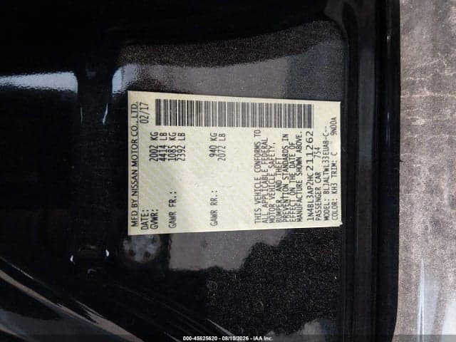 2017 NISSAN ALTIMA 3.5 SL 9