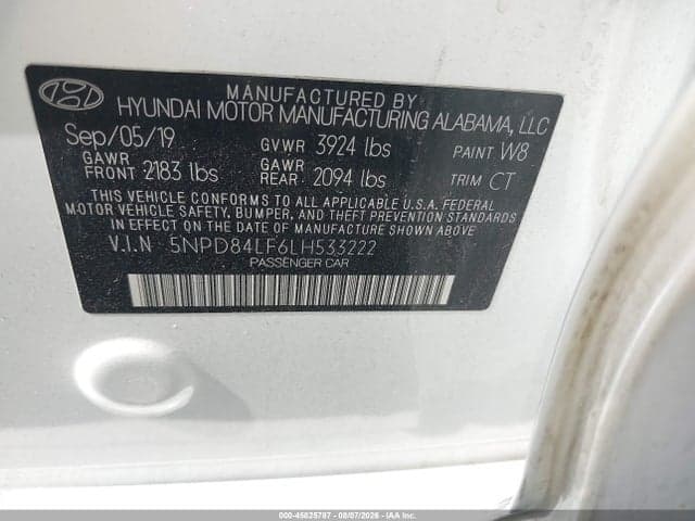 2020 HYUNDAI ELANTRA SEL 9