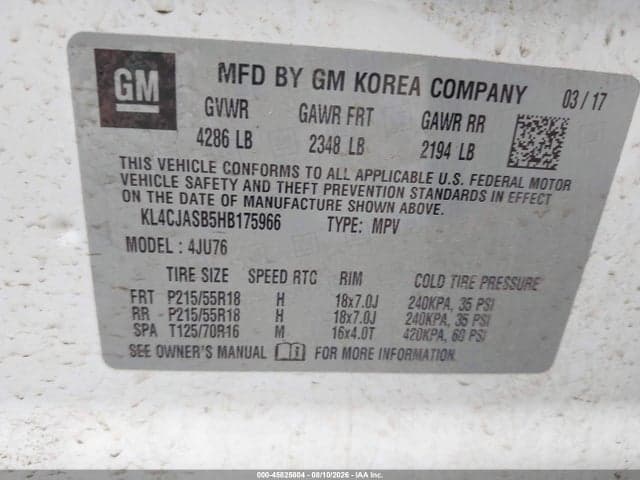 2017 BUICK ENCORE PREFERRED 9
