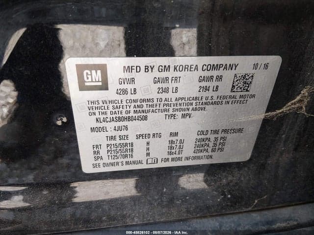 2017 BUICK ENCORE PREFERRED 9