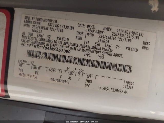 2021 FORD TRANSIT-250 9