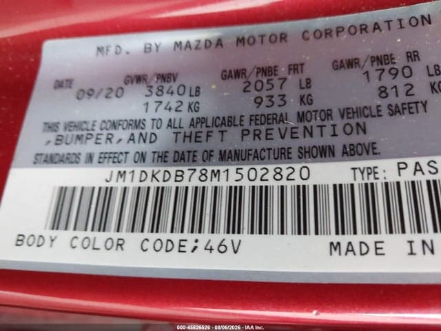 2021 MAZDA CX-3 SPORT 9
