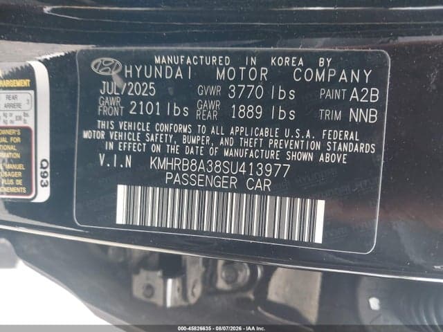 2025 HYUNDAI VENUE SE 9