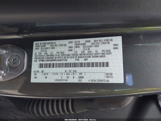 2024 FORD ESCAPE ACTIVE 9