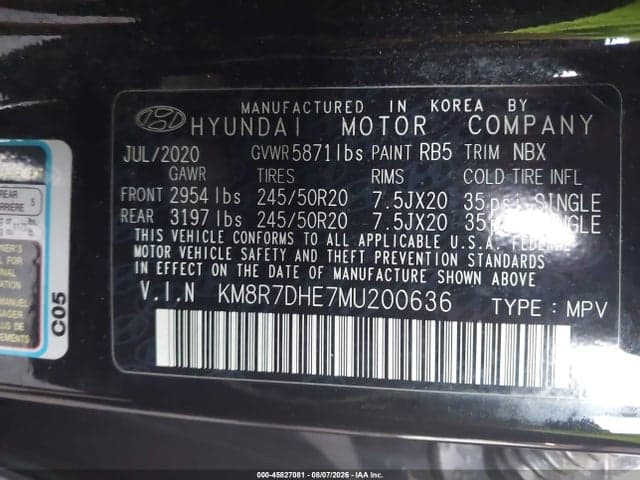 2021 HYUNDAI PALISADE CALLIGRAPHY 9