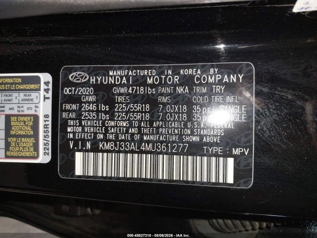 2021 HYUNDAI TUCSON SEL 9