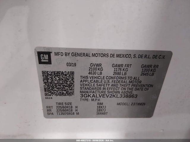 2019 GMC TERRAIN SLT 9