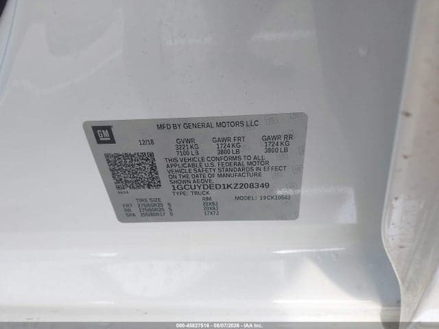 2019 CHEVROLET SILVERADO 1500 LT 9