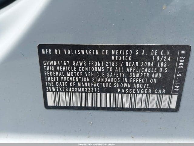 2025 VOLKSWAGEN JETTA 1.5T SE 9