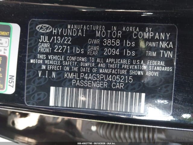2023 HYUNDAI ELANTRA LIMITED 9