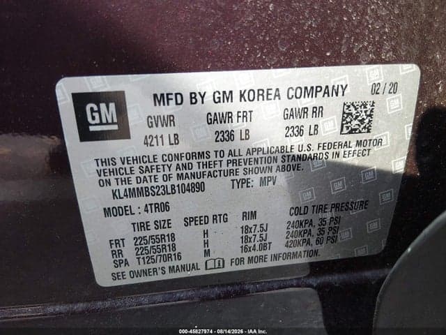 2020 BUICK ENCORE GX FWD PREFERRED 9