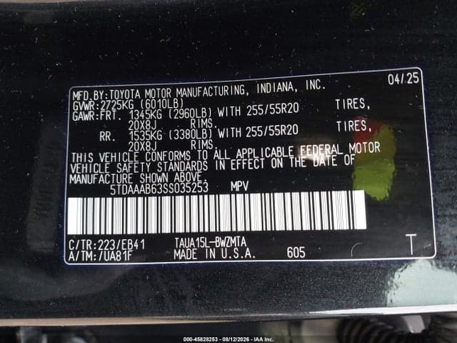 2025 LEXUS TX 350 PREMIUM 9