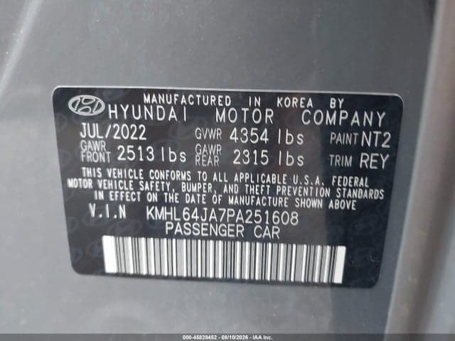 2023 HYUNDAI SONATA SEL 9