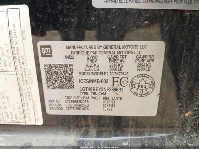 2022 GMC SIERRA 2500HD DENALI 8