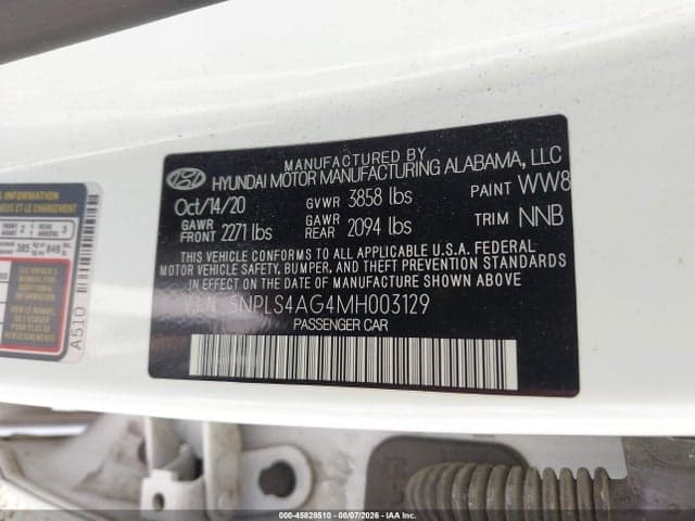 2021 HYUNDAI ELANTRA SEL 9