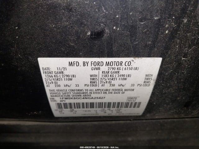 2022 FORD EXPLORER ST 9
