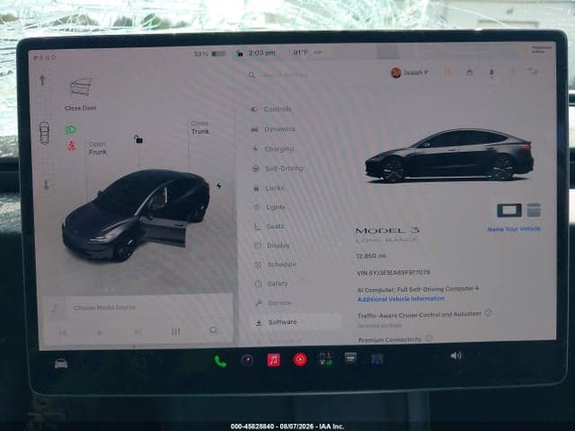2025 TESLA MODEL 3 LONG RANGE REAR-WHEEL DRIVE/STANDARD REAR-WHEEL DRIVE 7